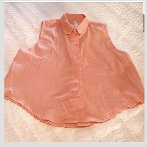 American Apparel coral top